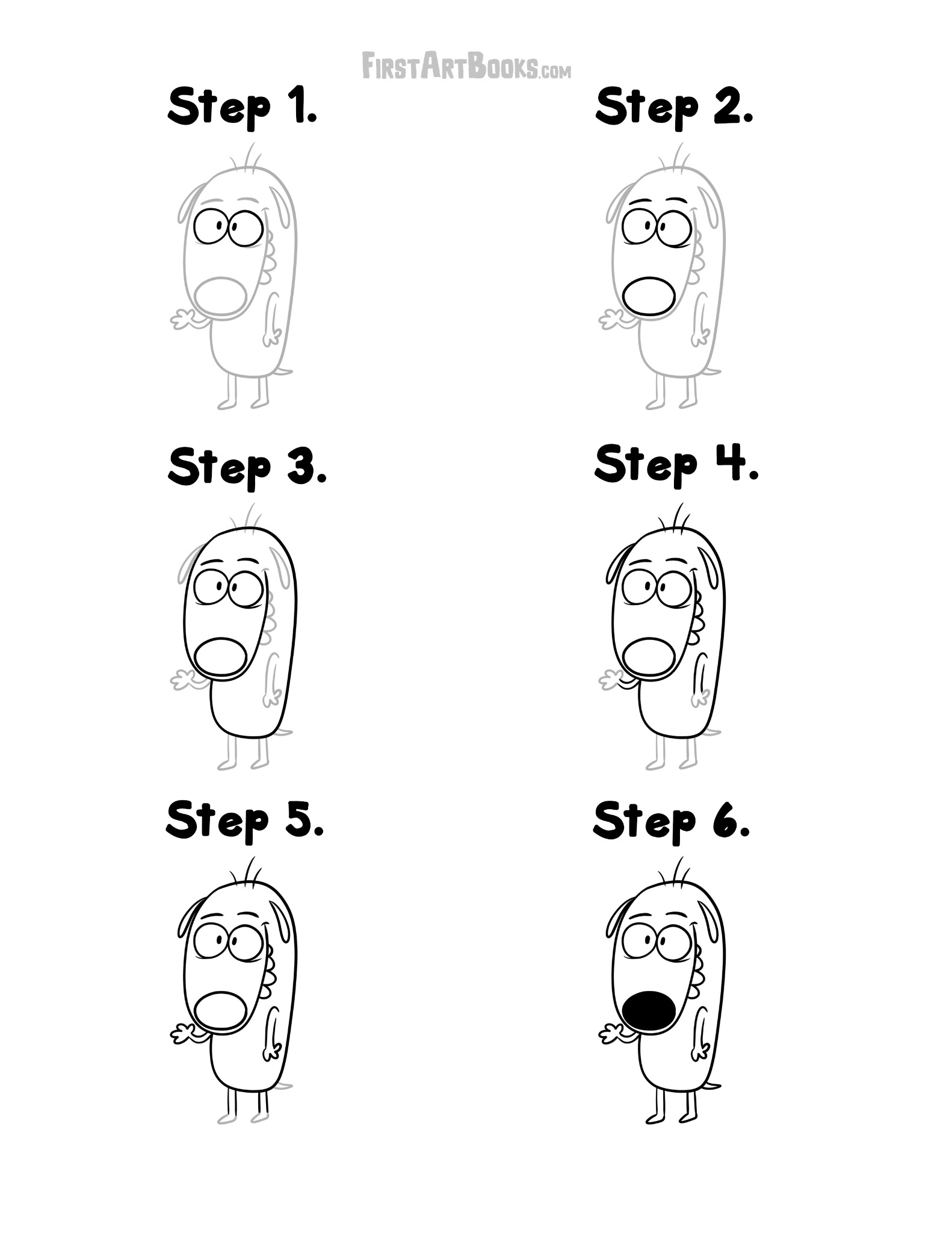 Sample 1 from How to Draw: Cartoon Cats & Dogs