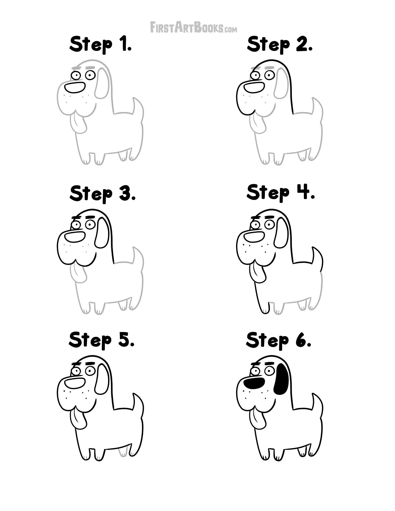 Sample 2 from How to Draw: Cartoon Cats & Dogs