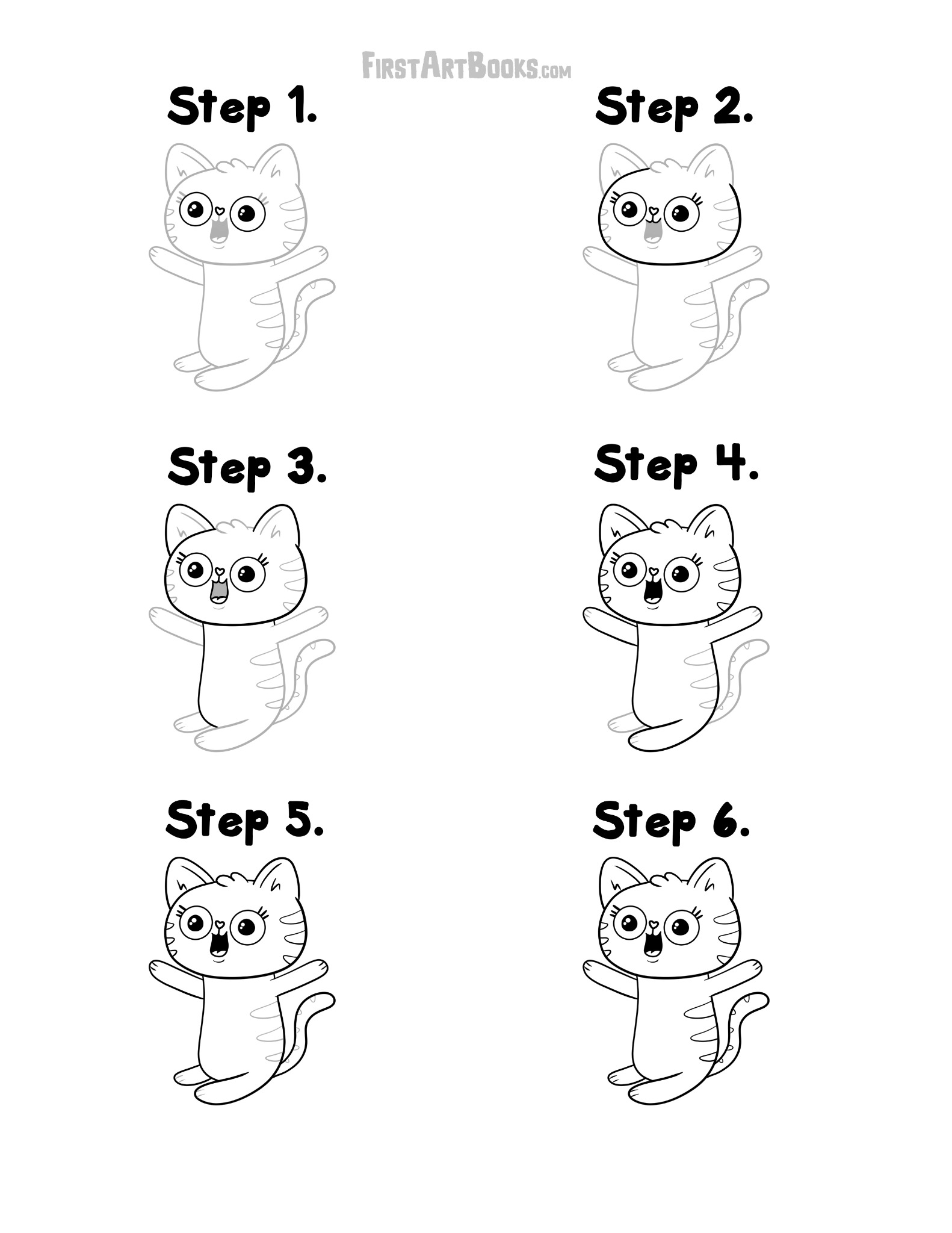 Sample 3 from How to Draw: Cartoon Cats & Dogs