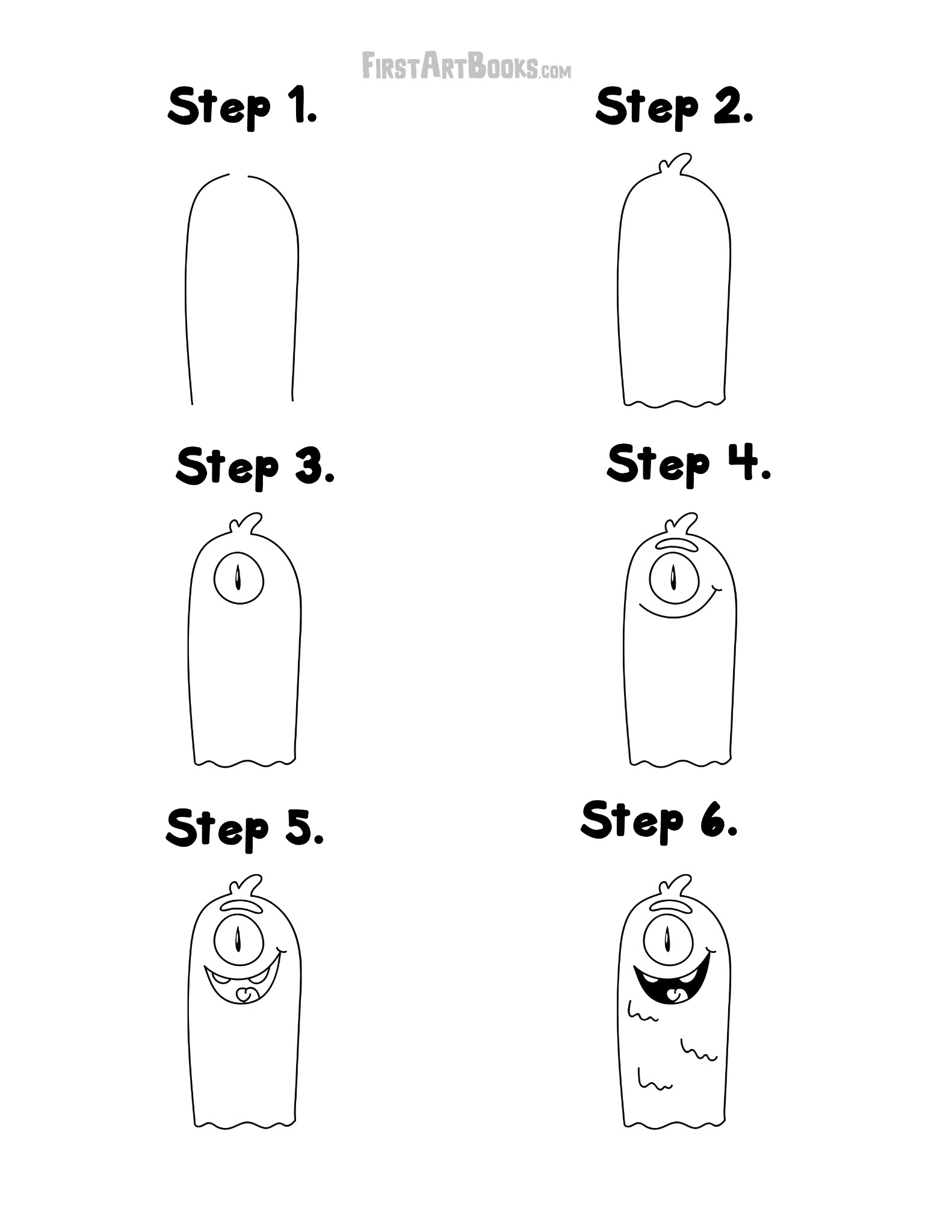 Sample 2 from How to Draw: Silly Aliens