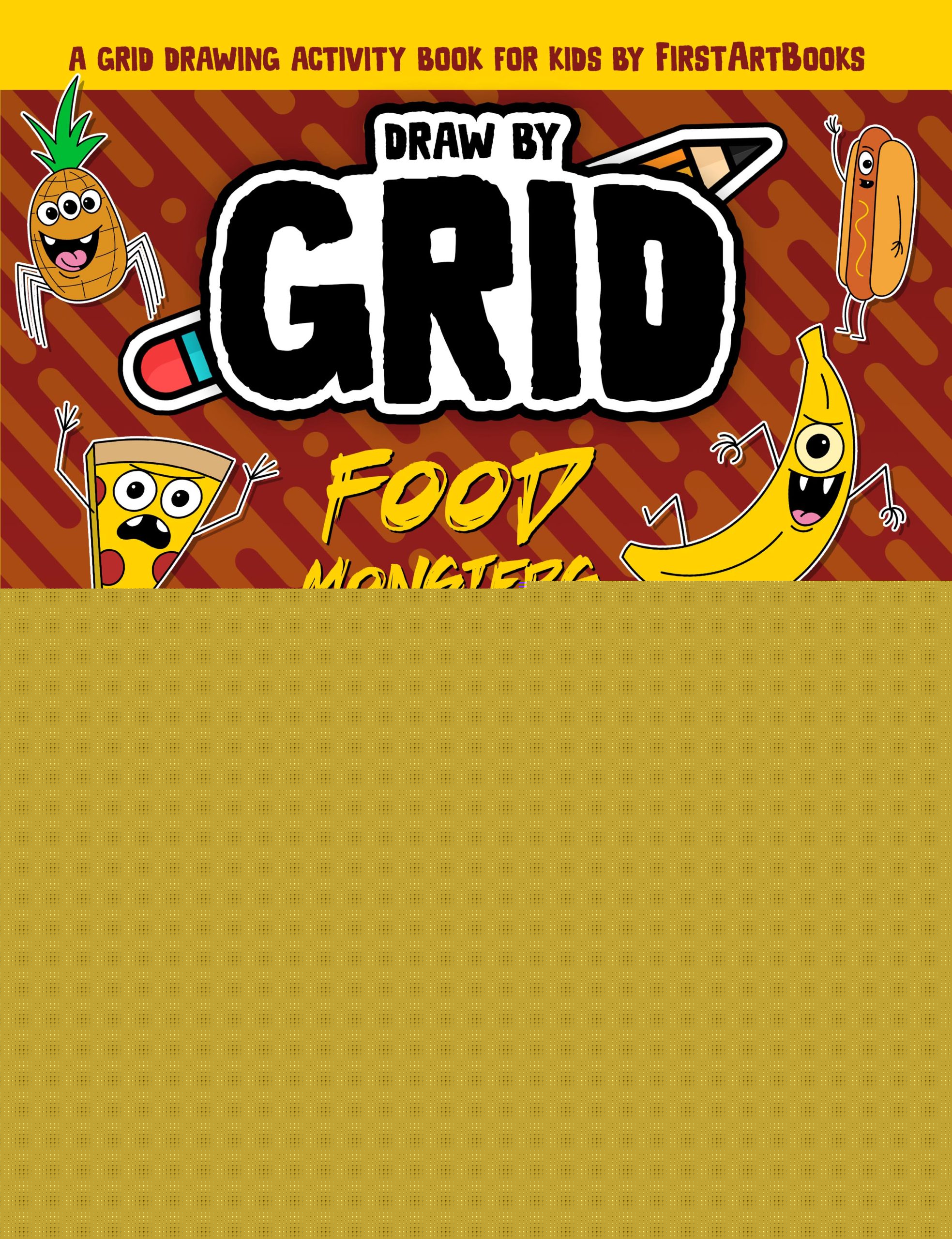 Cover of Draw by Grid: Food Monsters