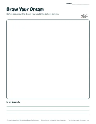 Preview of the Draw your dream printable
